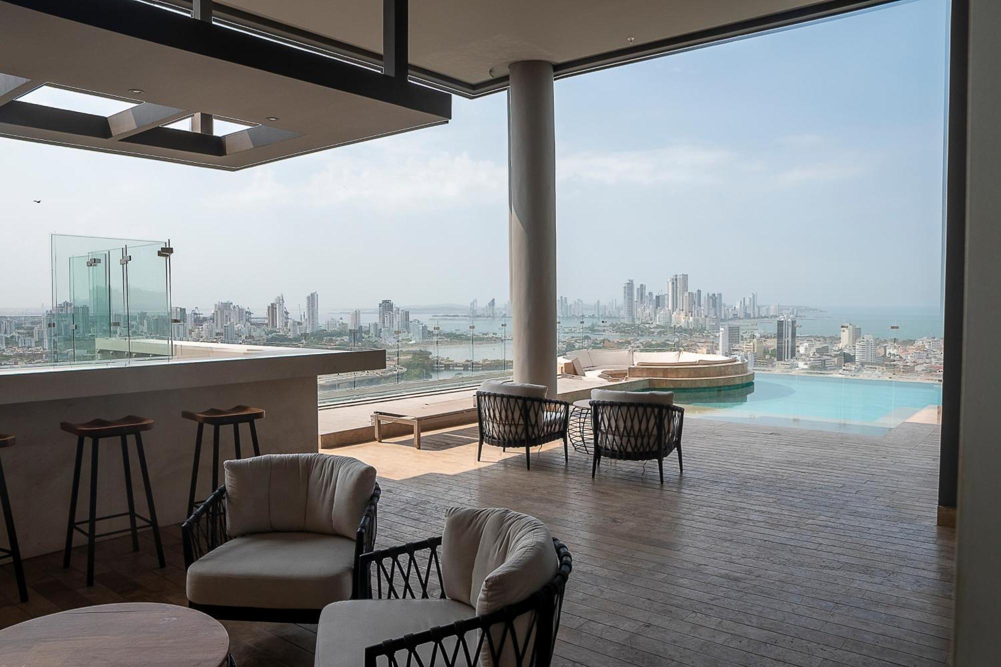 Murano Centro1 26floor,rooftop,infinity Pool & Views By Imz 公寓 Cartagena