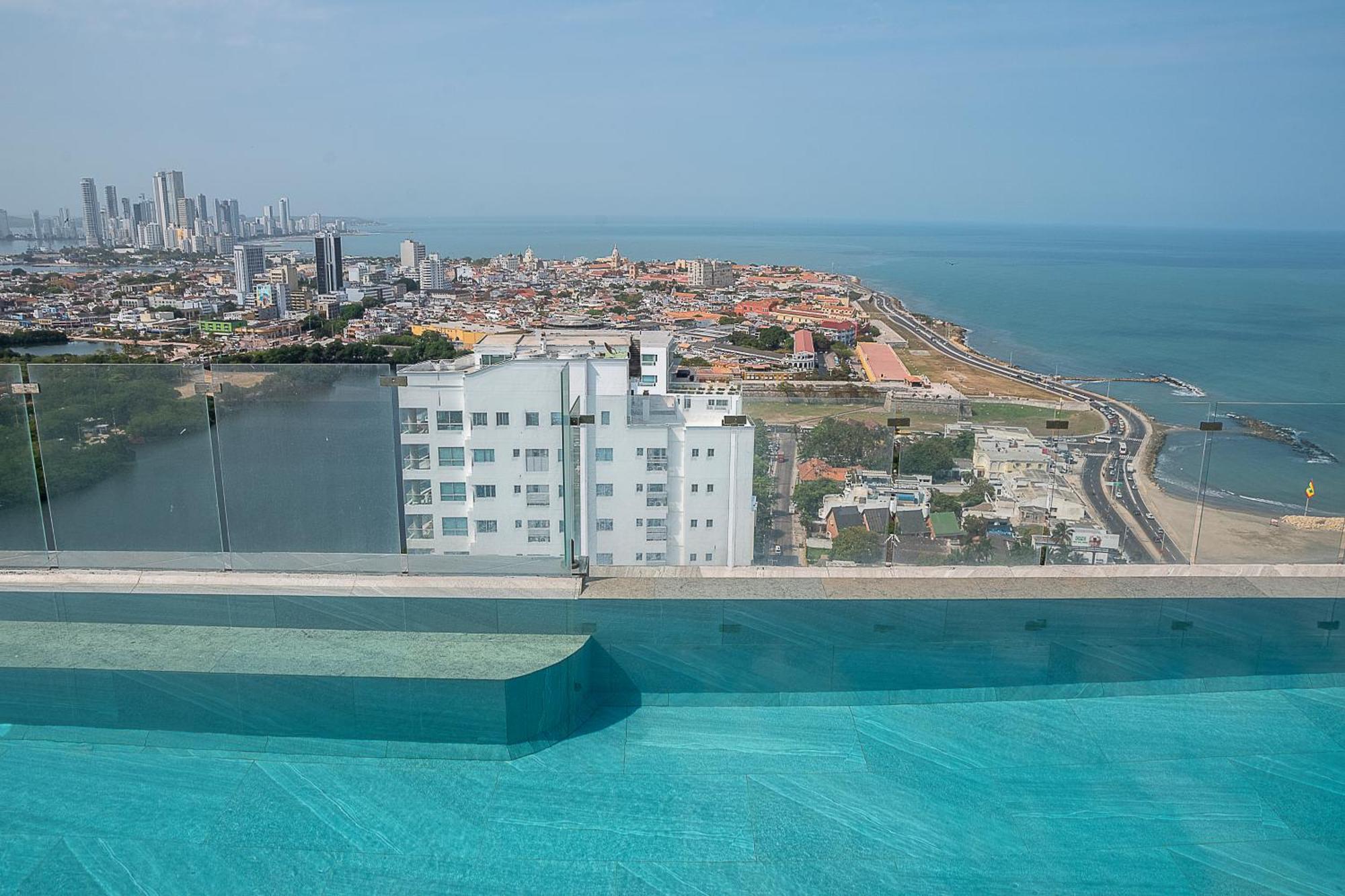 Murano Centro1 26floor,rooftop,infinity Pool & Views By Imz 公寓 Cartagena