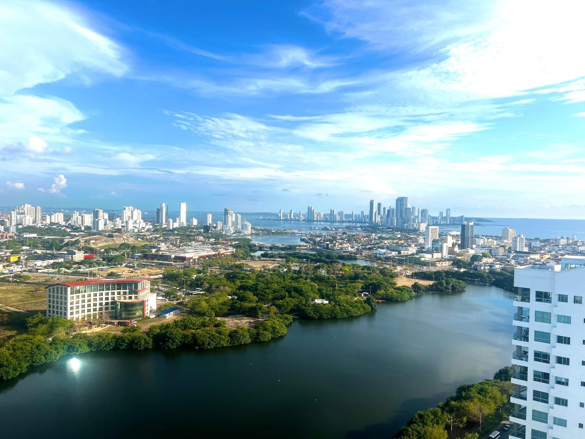 公寓 Murano Centro1 26floor,rooftop,infinity Pool & Views By Imz Cartagena