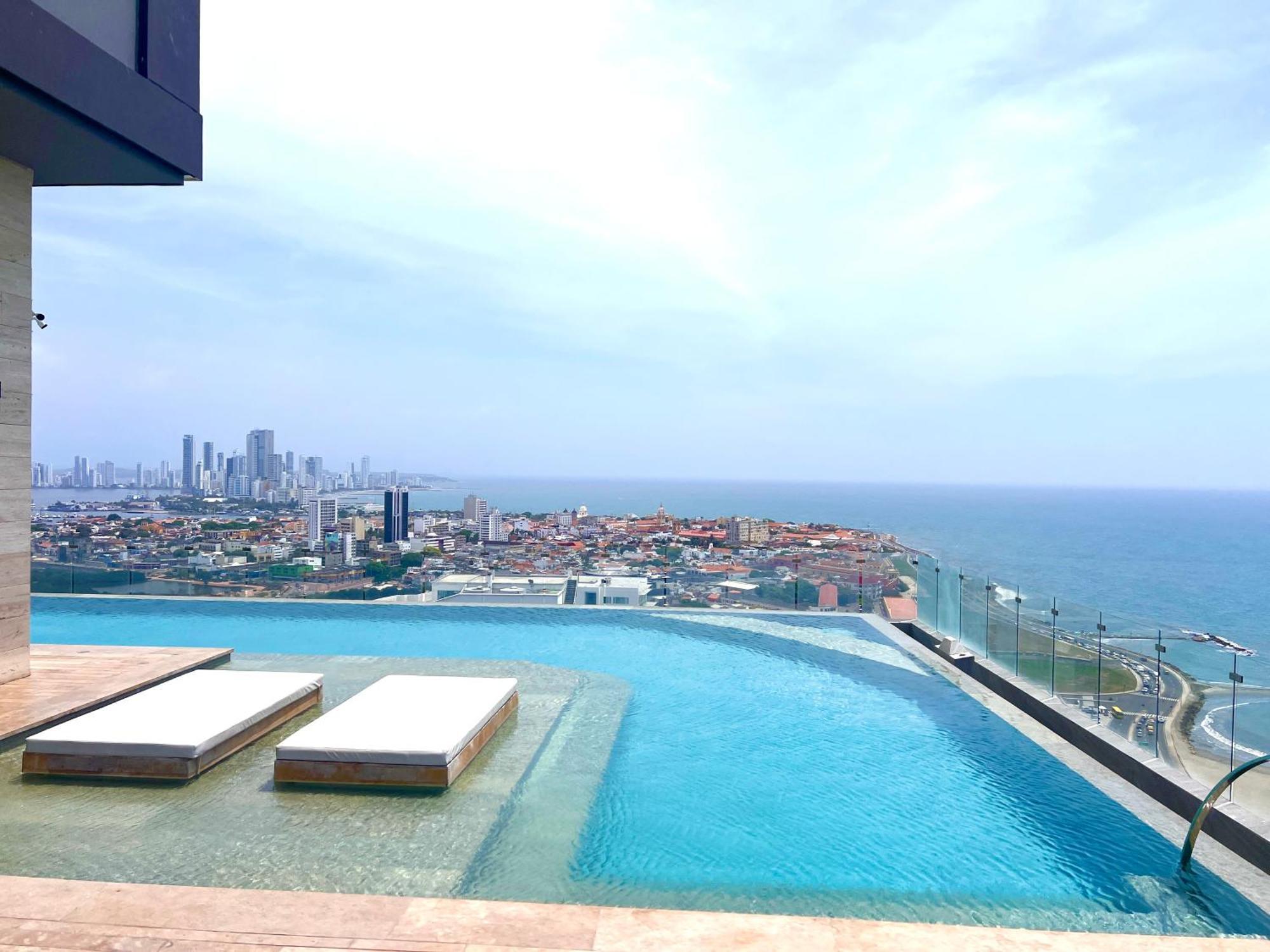 Murano Centro1 26floor,rooftop,infinity Pool & Views By Imz 公寓 Cartagena