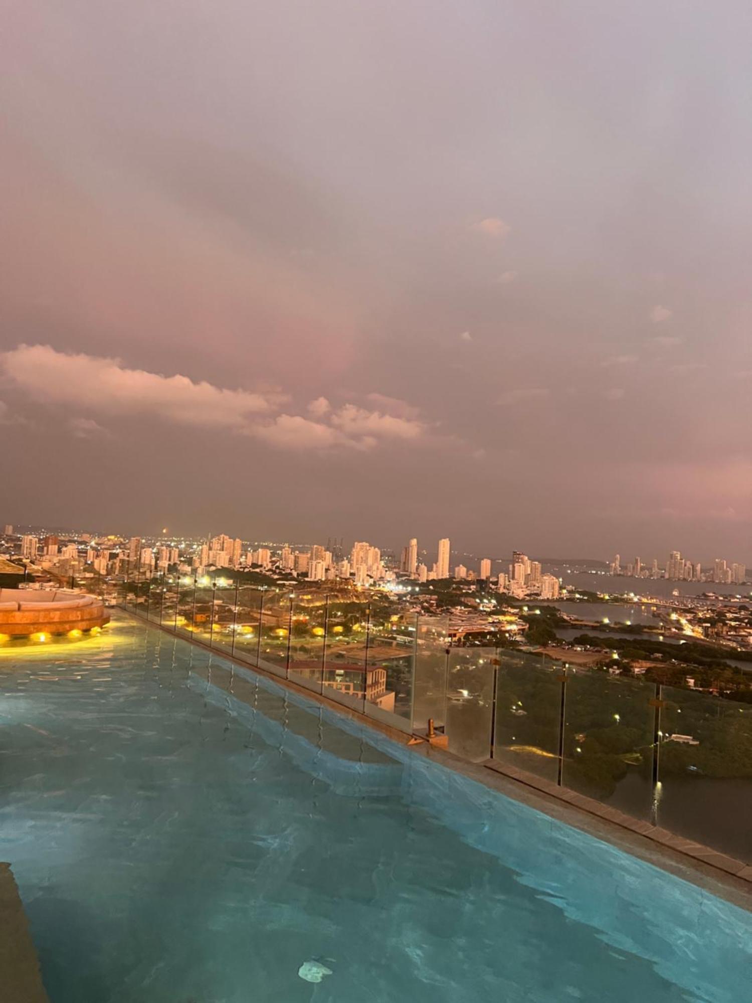 公寓 Murano Centro1 26floor,rooftop,infinity Pool & Views By Imz Cartagena